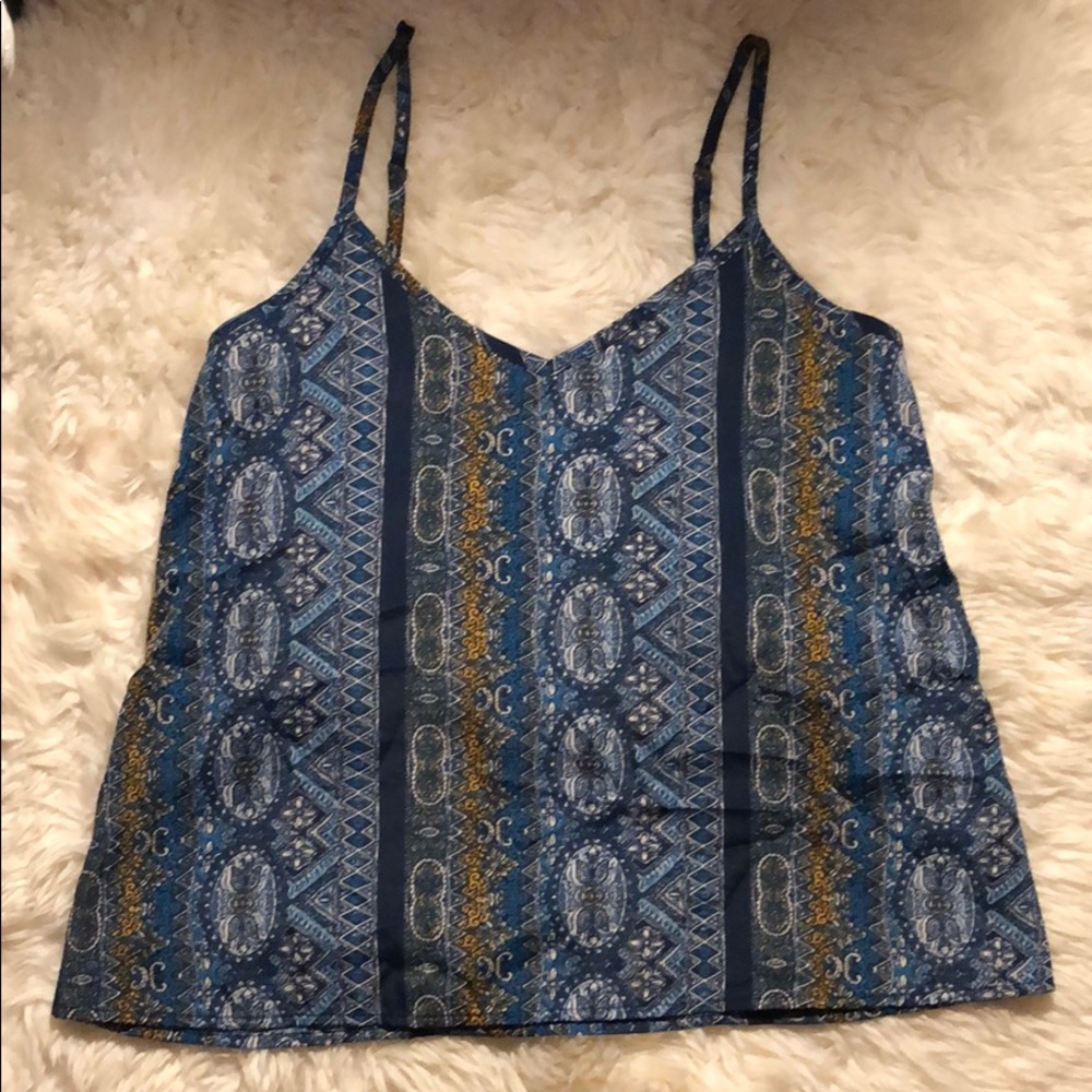 size XS Hollister blue tank